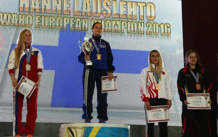 Hanne Lauslehto Finland best female fighter